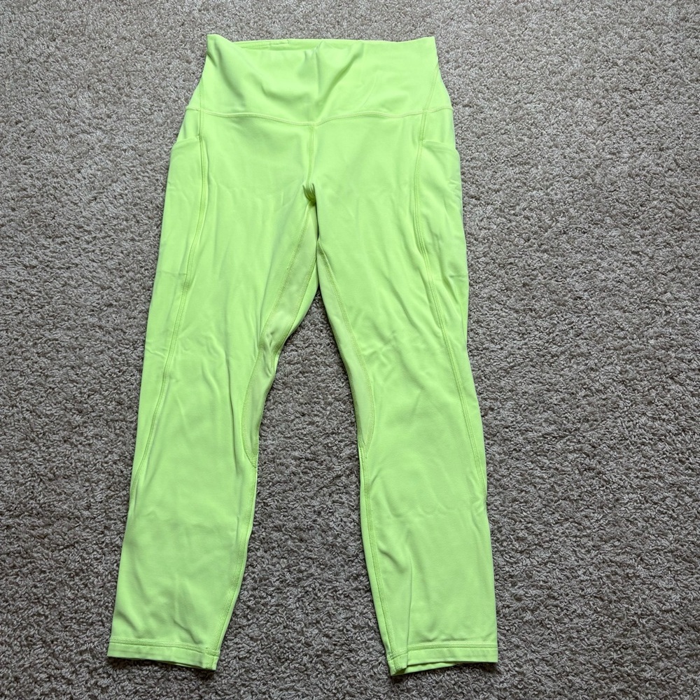 lululemon athletica Neon Yellow Leggings